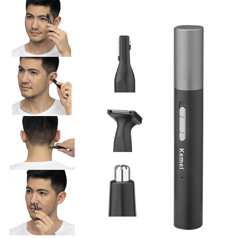 Men'S Grooming Kits - Recortadora de Vello Nasal Recargable Kemei