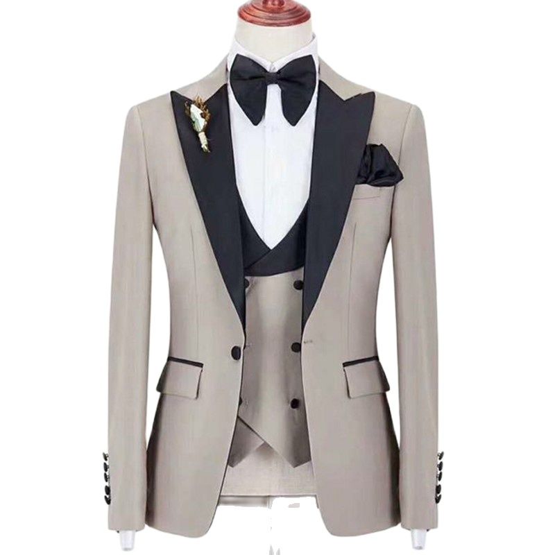 Men'S Grooming Pictures - Vestido de noche Beige con imagen