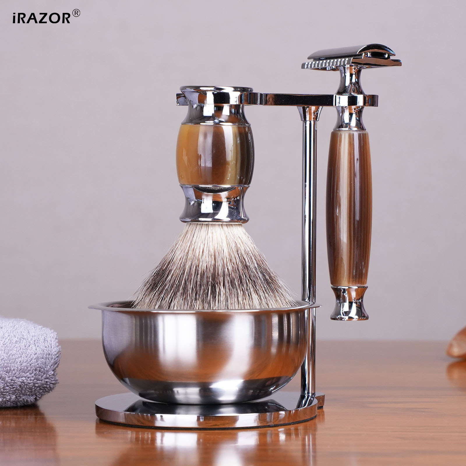 Men'S Grooming Barbershop - iRAZOR - Juego de afeitado de