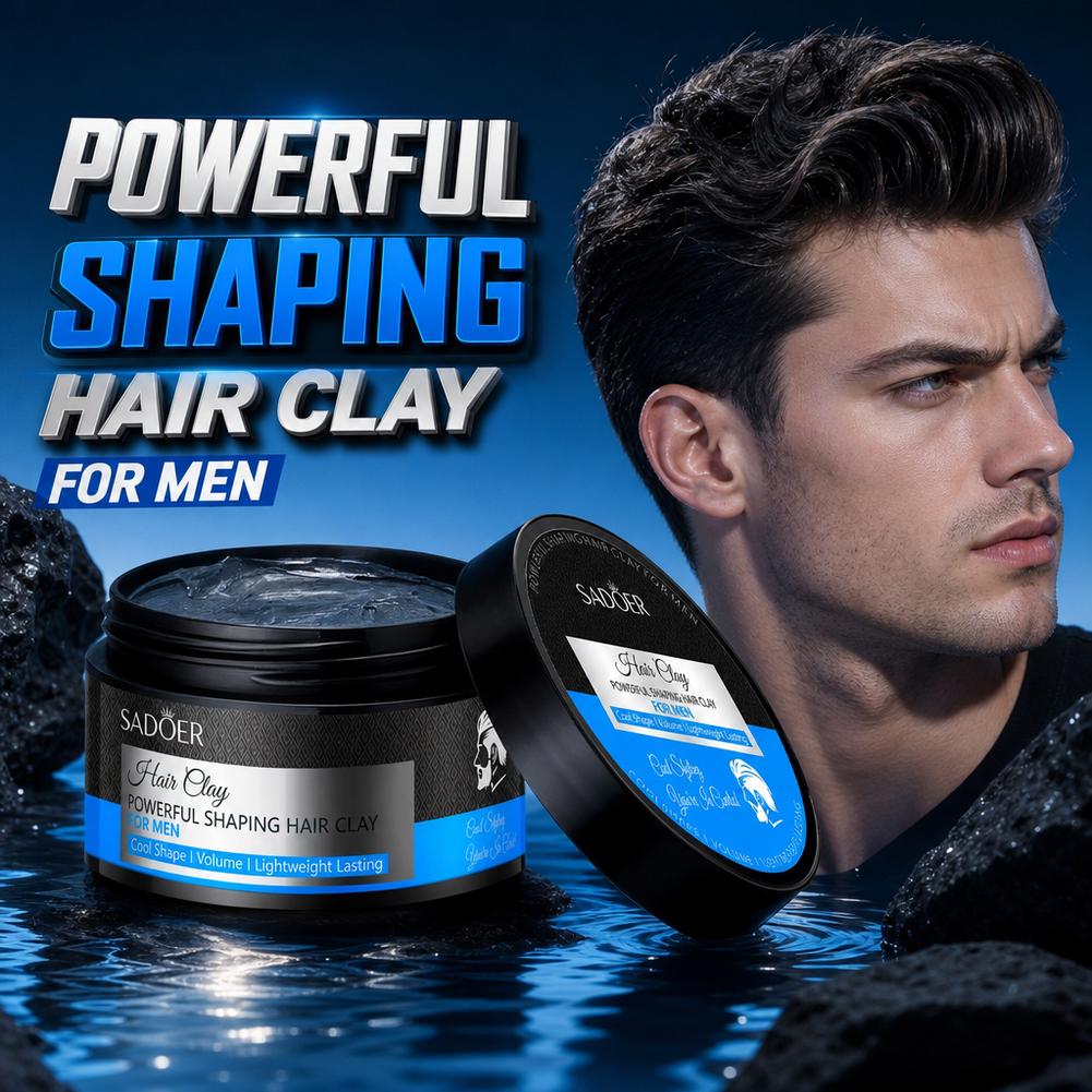Men'S Grooming Cream - Arcilla para peinar el cabello para