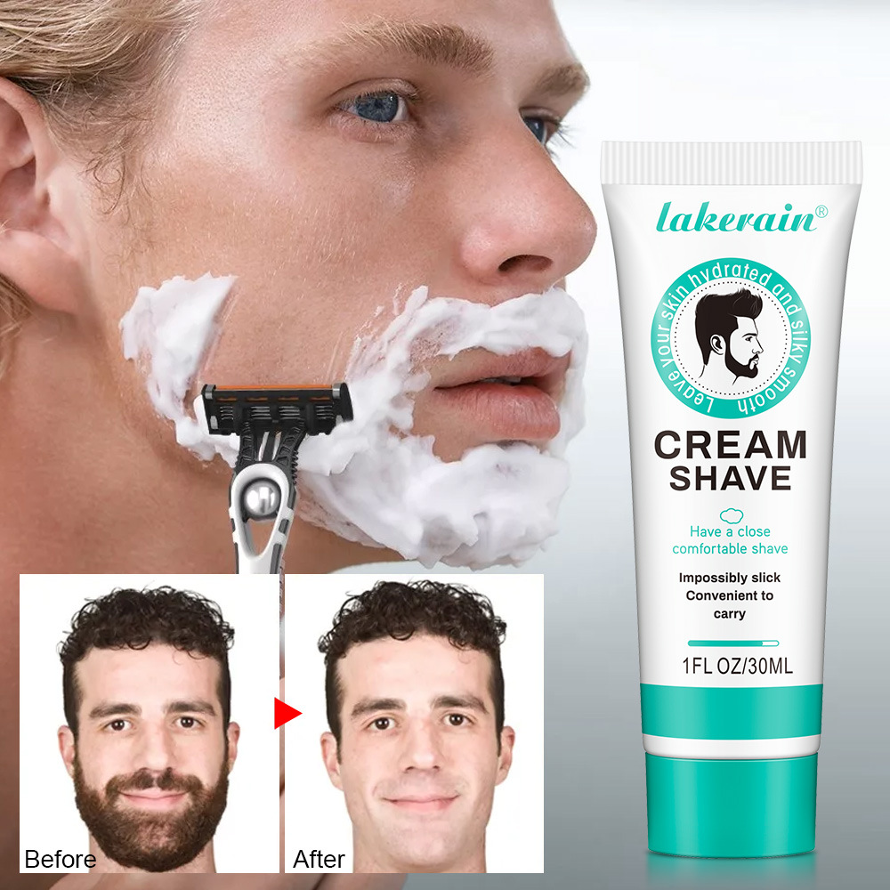 Men'S Grooming Cream - Lakerain-crema de afeitar para hombres, Gel