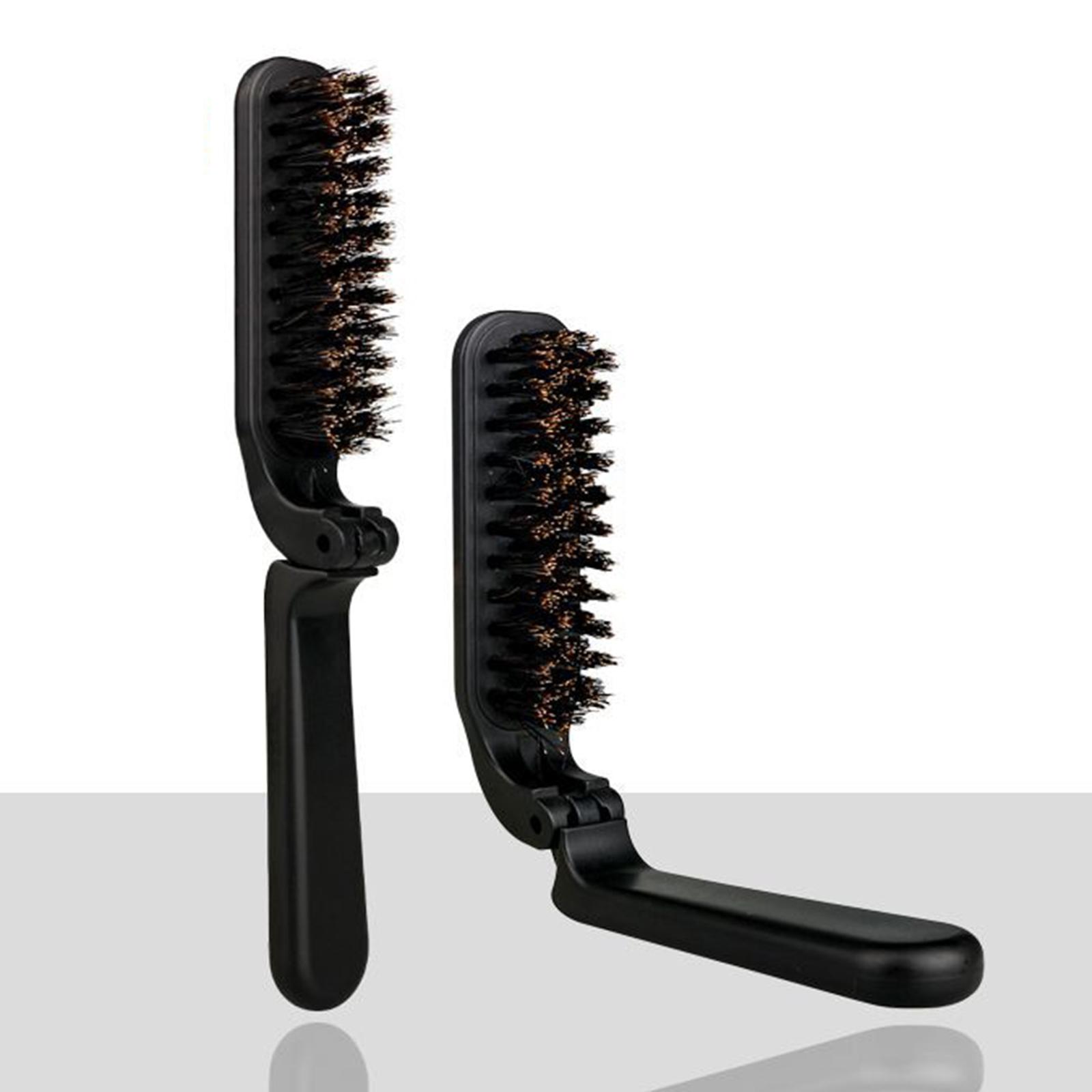 Men'S Grooming Barbershop - Cepillo para Barba Negro y Elegante,