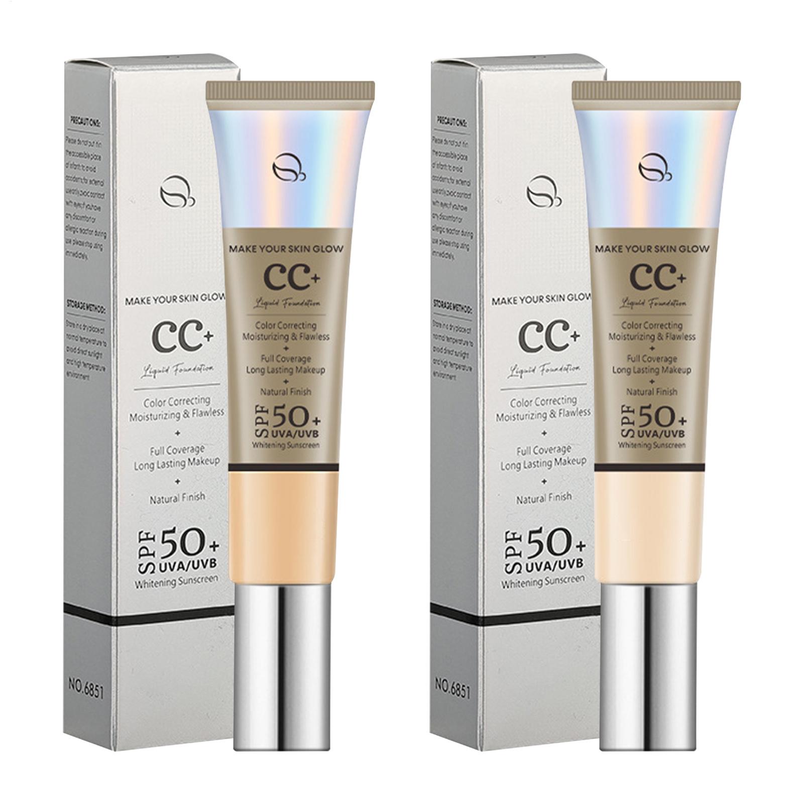 Face Moisturizer Spf - CC Cream Foundation SPF 50 Base
