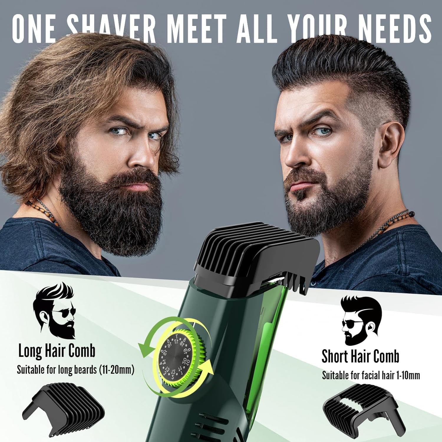 Recortador de barba inalámbric - Men'S Grooming Vacuum reseña y precio