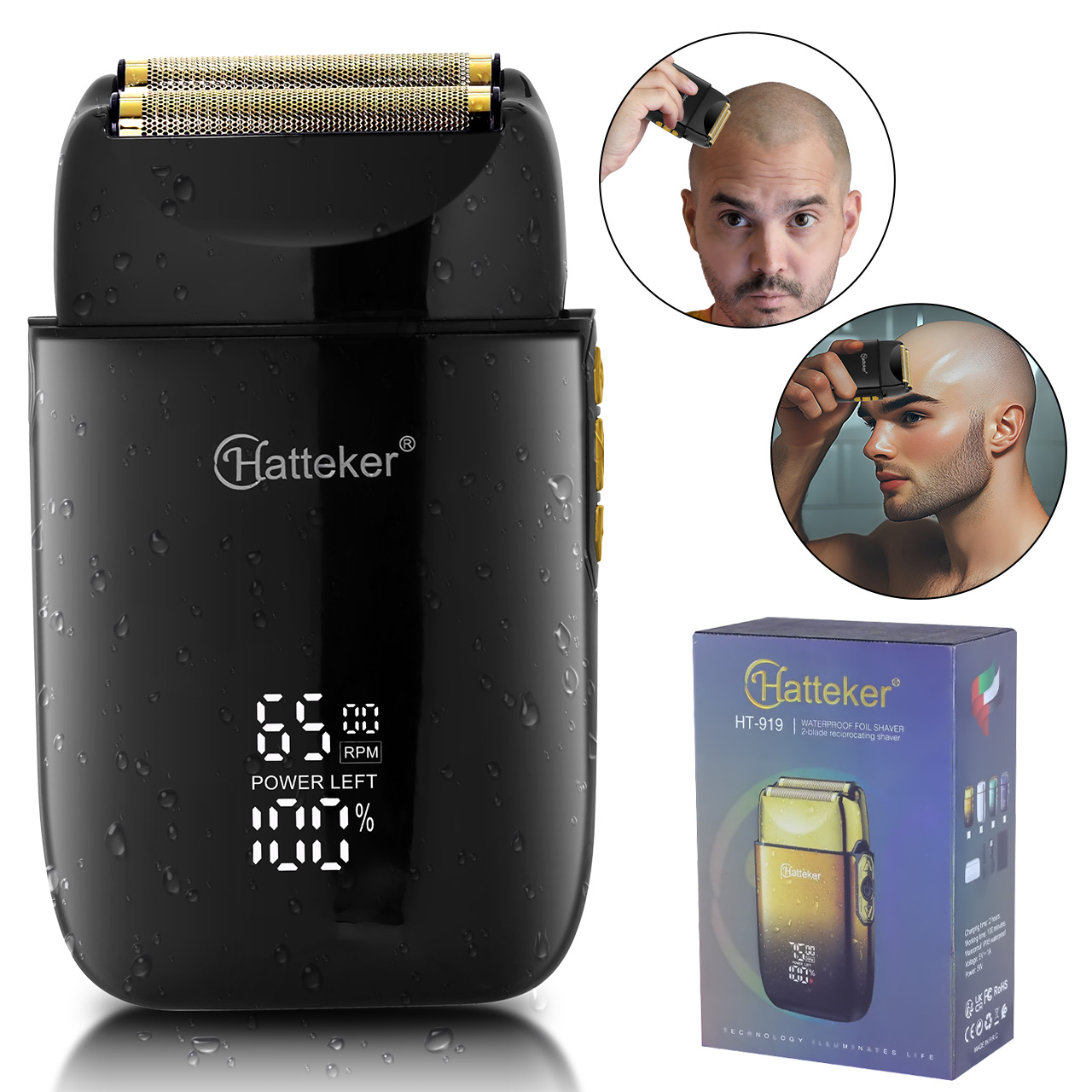 Hatteker-cortadora de barba in - Men'S Grooming Vacuum reseña y precio