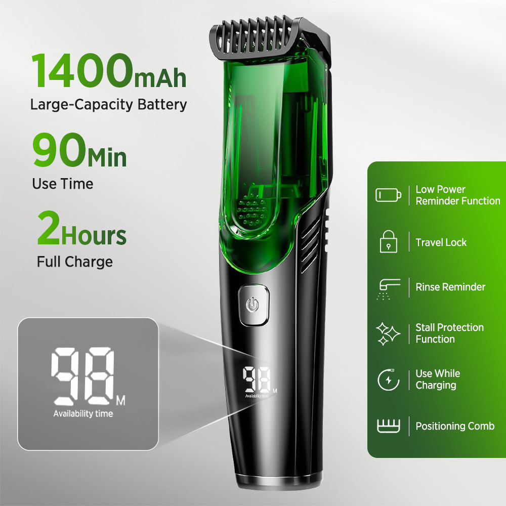Recortadora de Barba Inalámbri - Men'S Grooming Vacuum reseña y precio