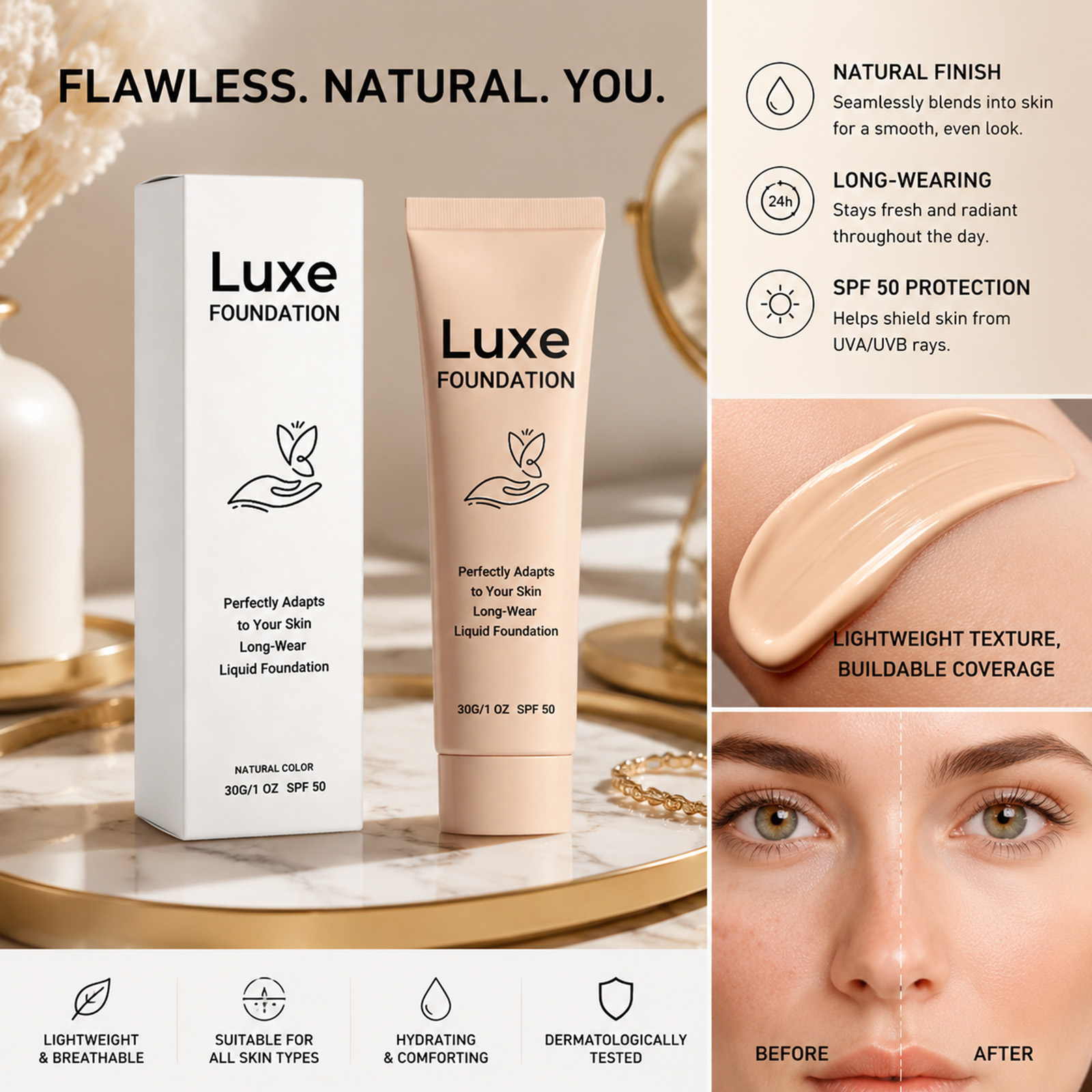 Base de Maquillaje con Protecc - Face Moisturizer Spf reseña y precio