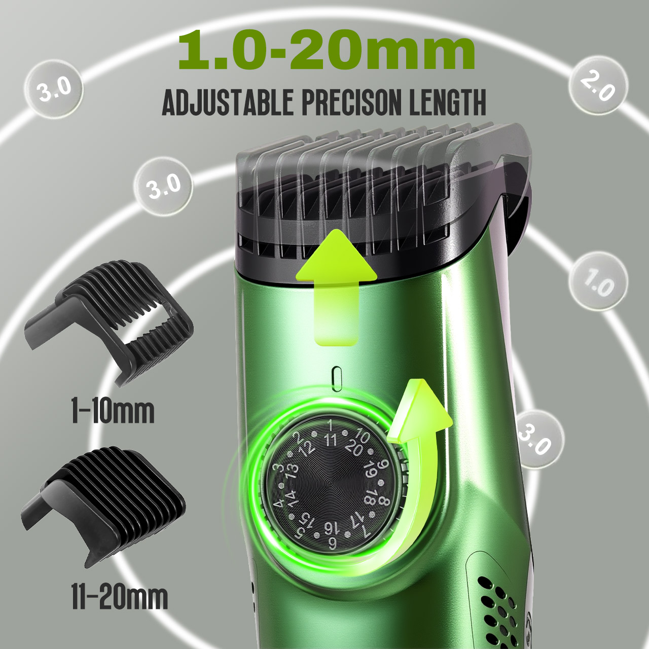 Recortadora de barba inalámbri - Men'S Grooming Vacuum reseña y precio