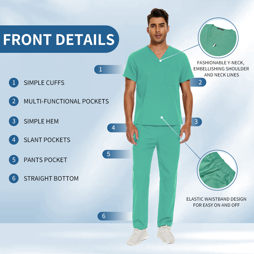 Niaahinn-uniformes de médico p - Men'S Grooming Services reseña y precio