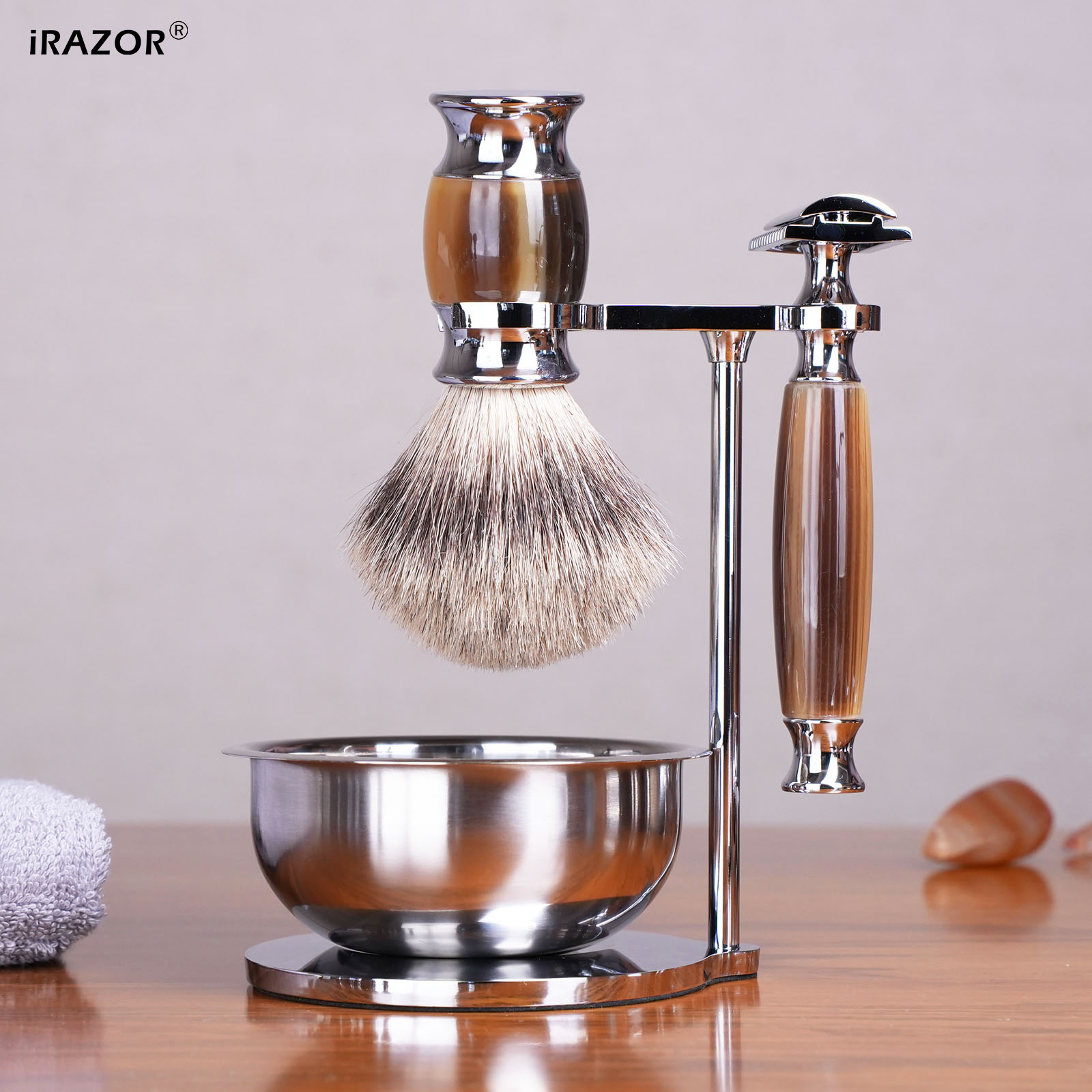 iRAZOR - Juego de afeitado de  - Men'S Grooming Barbershop reseña y precio