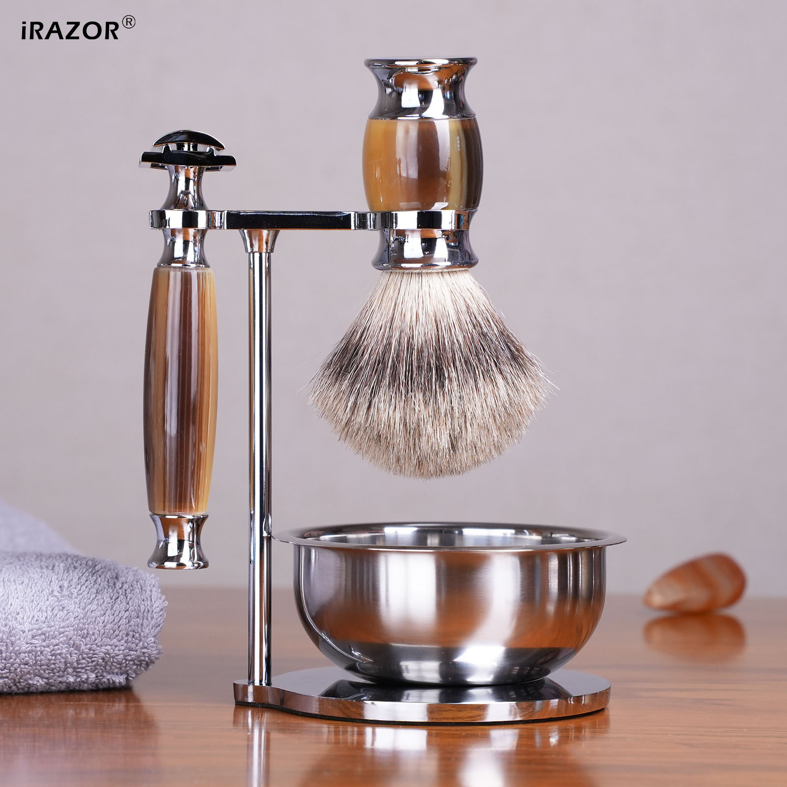 iRAZOR - Juego de afeitado de  - Men'S Grooming Barbershop reseña y precio
