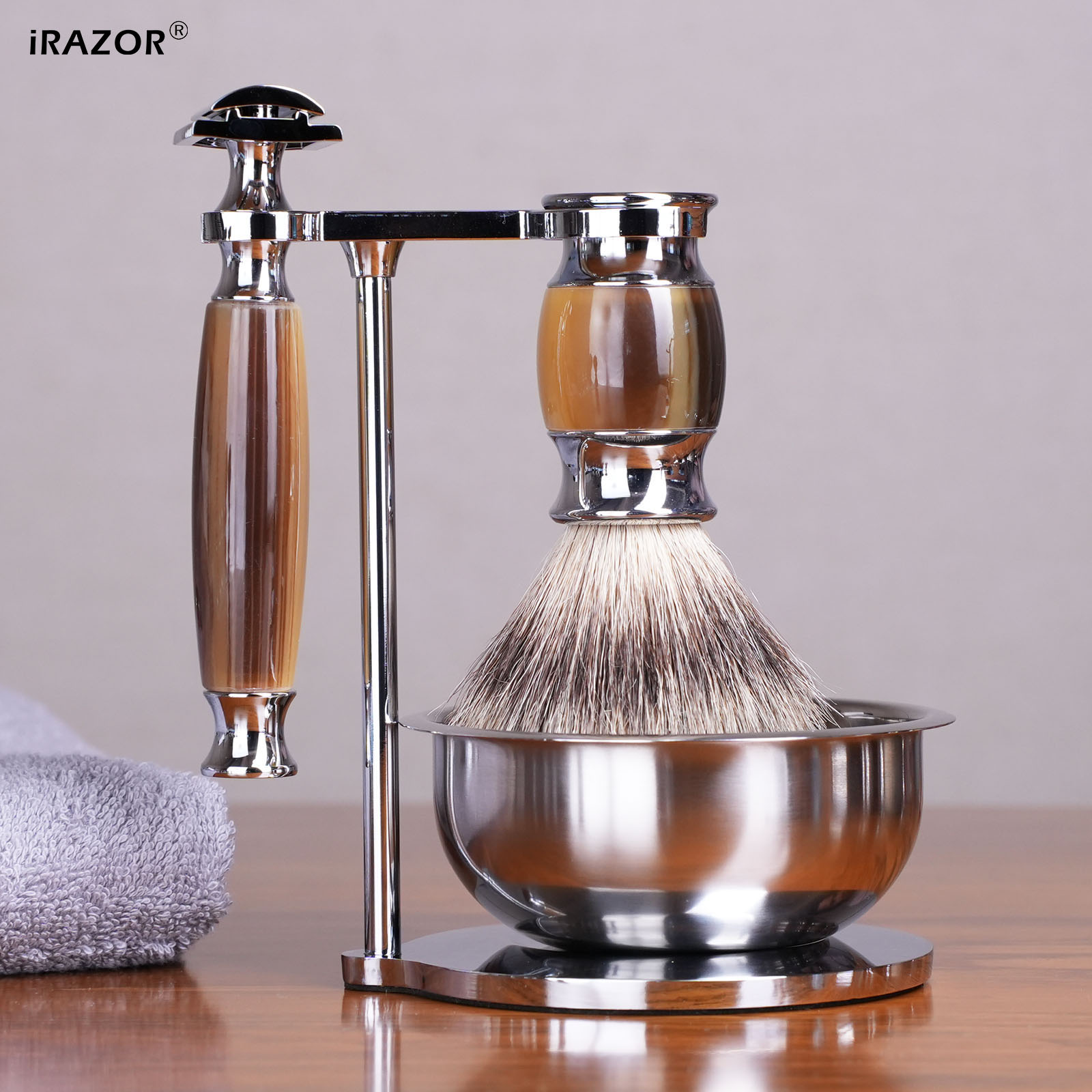 iRAZOR - Juego de afeitado de  - Men'S Grooming Barbershop reseña y precio