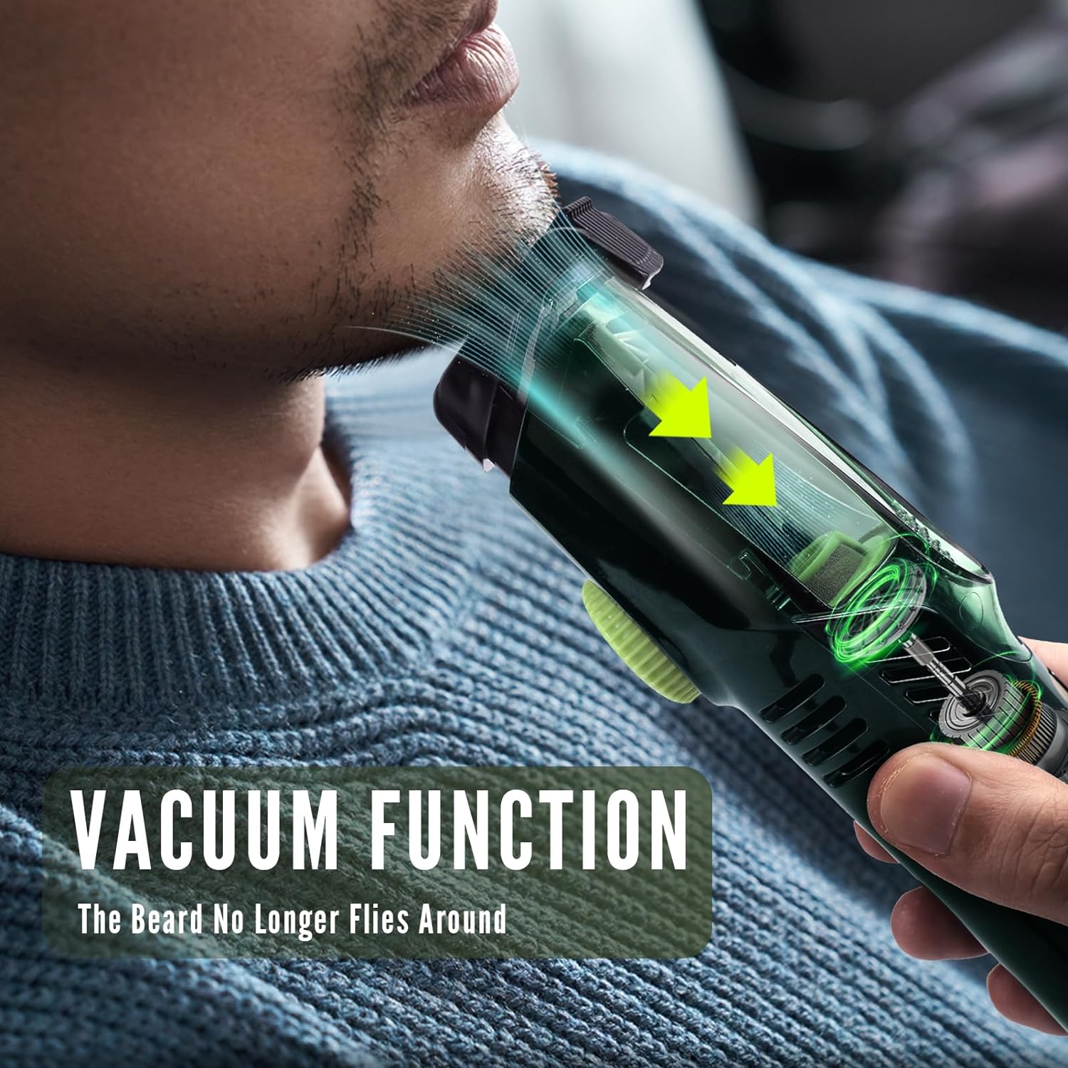 Recortadora de Barba Inalámbri - Men'S Grooming Vacuum reseña y precio